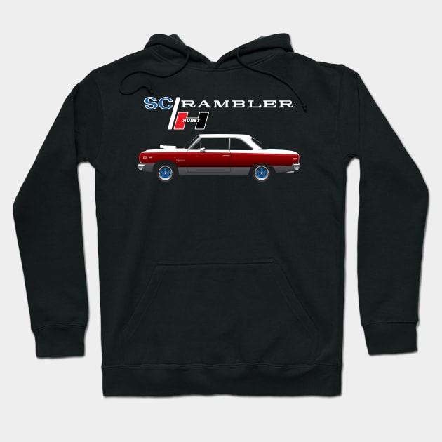 1969 AMC Hurst SC Rambler Hoodie by BriteDesign